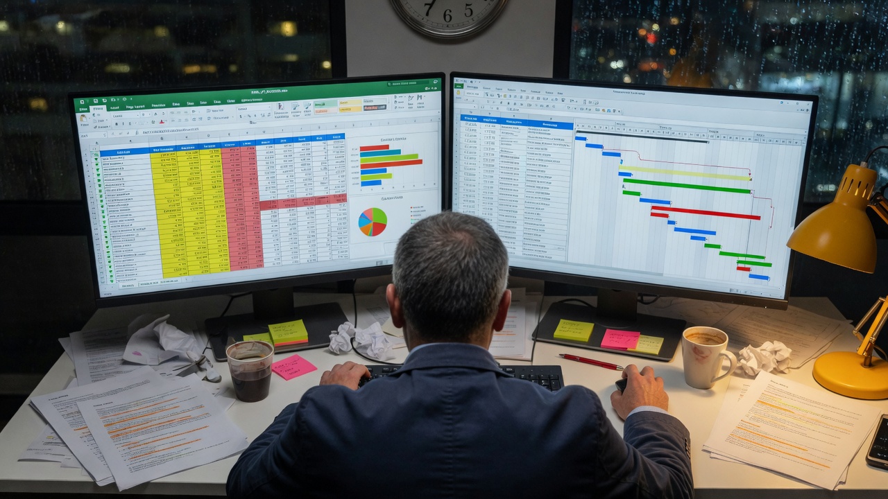Four screens, three versions, one person who knows where it came from.